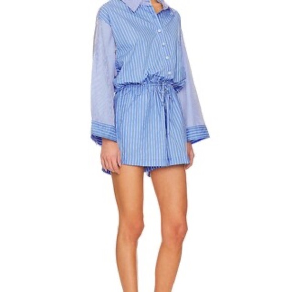 Faithfull the Brand
Capaci Striped Cotton Romper - Picture 3 of 5